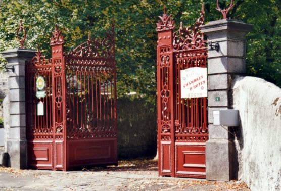 L'entrée du Domaine de Ternant